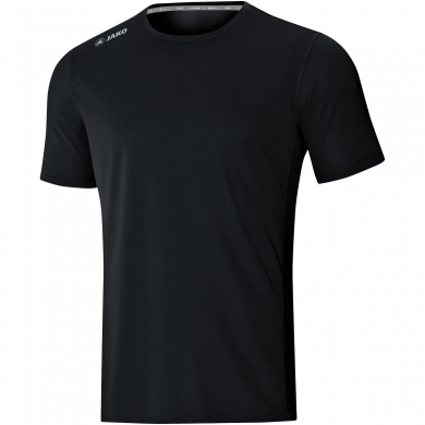 JAKO Lauf-Tshirt Run 2.0 (Polyester-Micro-Mesh, atmungsaktiv) schwarz Jungen