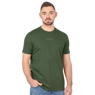 JAKO Freizeit Tshirt World (Bio-Baumwolle) olivegrün Herren