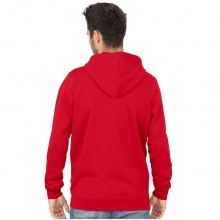 JAKO Kapuzenjacke Organic (Bio-Baumwolle) rot Herren