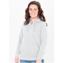 JAKO Kapuzenjacke Organic (Bio-Baumwolle) weiss Damen