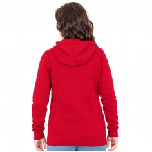 JAKO Kapuzenjacke Organic (Bio-Baumwolle) rot Damen