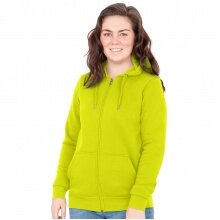 JAKO Kapuzenjacke Organic (Bio-Baumwolle) limegrün Damen