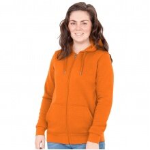 JAKO Kapuzenjacke Organic (Bio-Baumwolle) orange Damen