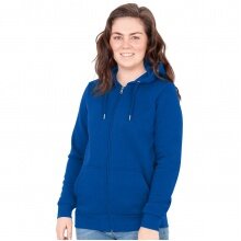 JAKO Kapuzenjacke Organic (Bio-Baumwolle) royalblau Damen