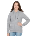 JAKO Kapuzenjacke Organic (Bio-Baumwolle) hellgrau Damen