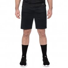 JAKO Trainingshose Short Challenge - sportiver Schnitt, melange Optik - schwarz meliert Herren