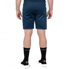 JAKO Trainingshose Short Challenge - sportiver Schnitt, melange Optik - blau meliert Herren