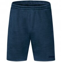 JAKO Trainingshose Short Challenge - sportiver Schnitt, melange Optik - blau meliert Jungen