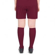 JAKO Sporthose Short Challenge (Polyester-Interlock, ohne Innenslip) kurz weinrot Damen