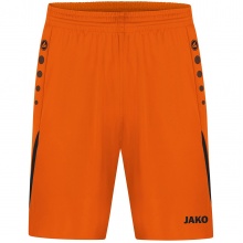 JAKO Sporthose Short Challenge (Polyester-Interlock, ohne Innenslip) kurz orange Jungen