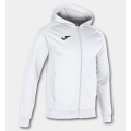 Joma Kapuzenjacke Menfis Hoodie Full-Zip weiss Herren