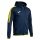 Joma Kapuzenjacke Olimpiada Full-Zip (Fleece-Futter) marineblau/gelb Herren