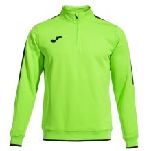 Joma Pullover Olimpiada Sweatshirt (Half-Zip, 100% Polyester) neongrün Herren