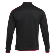 Joma Pullover Olimpiada Sweatshirt (Half-Zip, 100% Polyester) schwarz/rot Herren