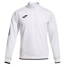 Joma Pullover Olimpiada Sweatshirt (Half-Zip, 100% Polyester) weiss Herren