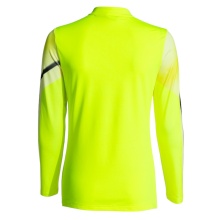 Joma Lauf-Langarmshirt Elite XI (Sweatshirt, Half-Zip) fluogelb/schwarz Damen