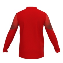 Joma Lauf-Langarmshirt Elite XI (Sweatshirt, Half-Zip) rot/weiss Damen