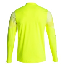 Joma Lauf-Langarmshirt Elite XI (Sweatshirt, Half-Zip) fluogelb/schwarz Herren