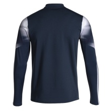 Joma Lauf-Langarmshirt Elite XI (Sweatshirt, Half-Zip) marineblau/weiss Herren