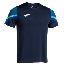 Joma Lauf-Shirt Elite XI (schnelltrocknend, atmungsaktiv) marineblau/fluogrün Herren