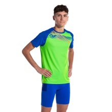 Joma Lauf-Shirt Elite X (optimale Bewegungsfreiheit, leicht) grün/royalblau Herren