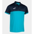 Joma Tennis-Polo Montreal marineblau/türkis Herren