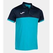 Joma Tennis-Polo Montreal marineblau/türkis Herren