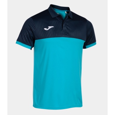 Joma Tennis-Polo Montreal marineblau/türkis Herren