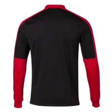 Joma Pullover Eco Championship Sweatshirt (Half-Zip, hoher Tragekomfort) schwarz/rot Herren