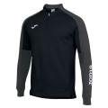 Joma Pullover Eco Championship Sweatshirt (Half-Zip, hoher Tragekomfort) schwarz/anthrazitgrau Herren