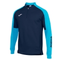 Joma Pullover Eco Championship Sweatshirt (Half-Zip, hoher Tragekomfort) marineblau/türkis Herren