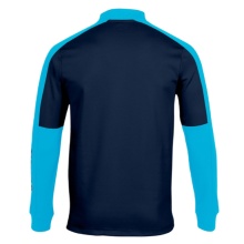 Joma Pullover Eco Championship Sweatshirt (Half-Zip, hoher Tragekomfort) marineblau/türkis Herren