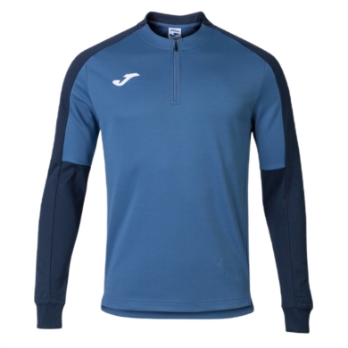 Joma Pullover Eco Championship Sweatshirt (Half-Zip, hoher Tragekomfort) blau/marineblau Herren