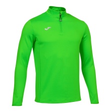 Joma Pullover Running Night Sweatshirt (Half-Zip) fluogrün Herren