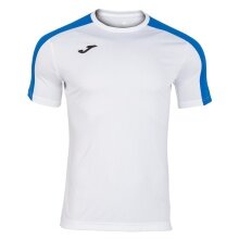 Joma Sport-Tshirt Academy (100% Polyester) weiss/royalblau Herren