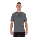 Joma Sport-Tshirt Combi (100% Polyester) anthrazitgrau Herren