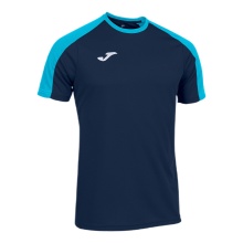 Joma Sport-Tshirt Eco Championship (leicht, atmungsaktiv) marineblau/türkis Herren