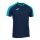 Joma Sport-Tshirt Eco Championship (leicht, atmungsaktiv) marineblau/türkis Herren