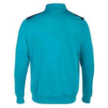 Joma Pullover Championship VII Sweatshirt (Half-Zip, Fleece-Futter) türkis/marineblau Herren