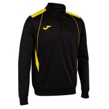 Joma Pullover Championship VII Sweatshirt (Half-Zip, Fleece-Futter) schwarz/gelb Herren