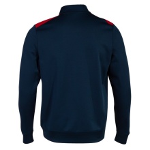 Joma Pullover Championship VII Sweatshirt (Half-Zip, Fleece-Futter) marineblau/rot Herren