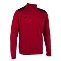 Joma Pullover Championship VII Sweatshirt (Half-Zip, Fleece-Futter) rot/schwarz Herren