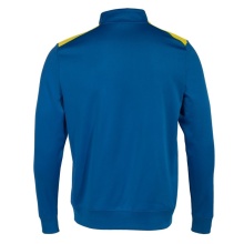 Joma Pullover Championship VII Sweatshirt (Half-Zip, Fleece-Futter) royalblau/gelb Herren