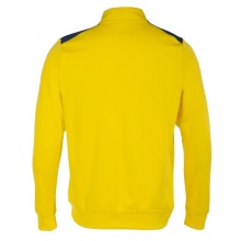 Joma Pullover Championship VII Sweatshirt (Half-Zip, Fleece-Futter) gelb/marineblau Herren