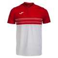 Joma Tennis-Polo Smash (elastisch, atmungsaktiv) weiss/rot Herren