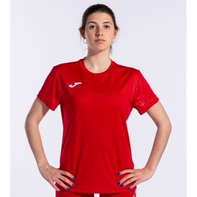 Joma Tennis-Shirt Montreal (100% Polyester) rot Damen