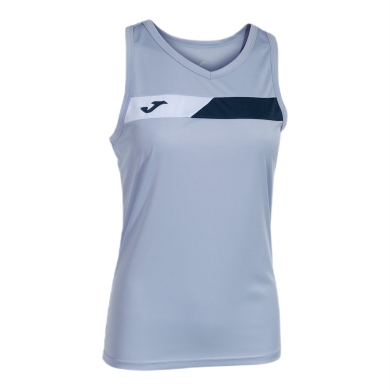 Joma Tennis-Tank Court Ärmellos (optimale Bewegungsfreiheit) himmelsblau/marineblau Damen