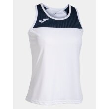 Joma Tennis-Tank Top Montreal (100% Polyester) weiss/marineblau Damen