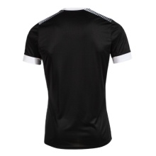 Joma Trainings-Tshirt Eco Supernova (V-Ausschnitt, leicht, bequem) schwarz/weiss Herren