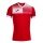 Joma Trainings-Tshirt Eco Supernova (V-Ausschnitt, leicht, bequem) rot/weiss Herren